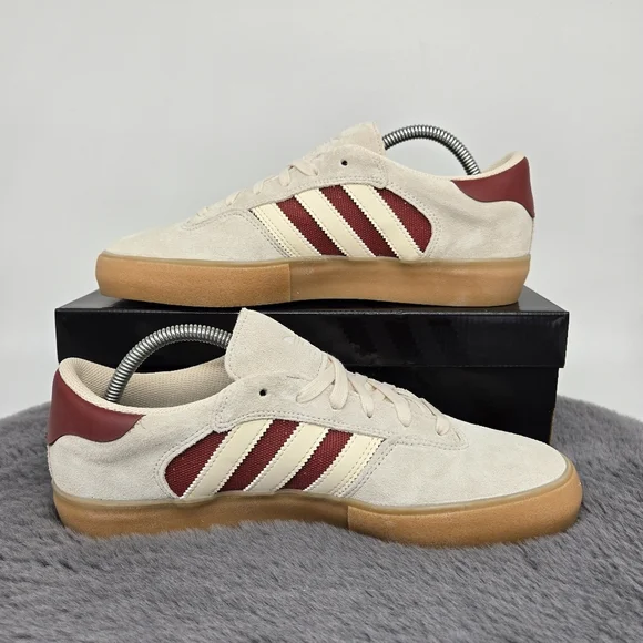 adidas Matchbreak Super Wonder White Preloved Ruby Gum Men's Shoes Size 12 New - Picture 4 of 8